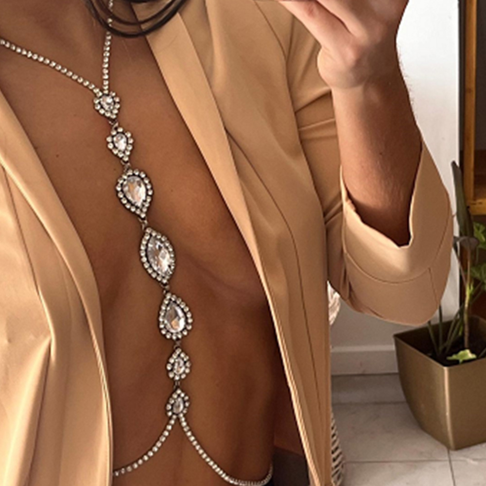 Fashion Sexy Water Drop Neckla - огляд і ціна Body Jewelry Retainers