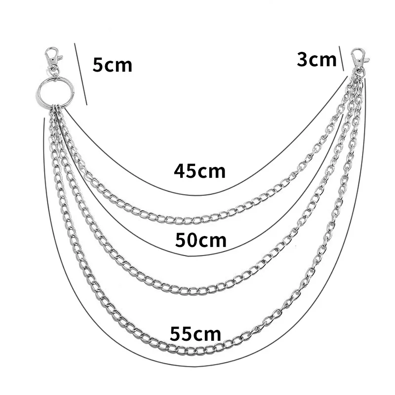 Metal Belt Chain HipHop Rock P - огляд і ціна Body Jewelry Retainers