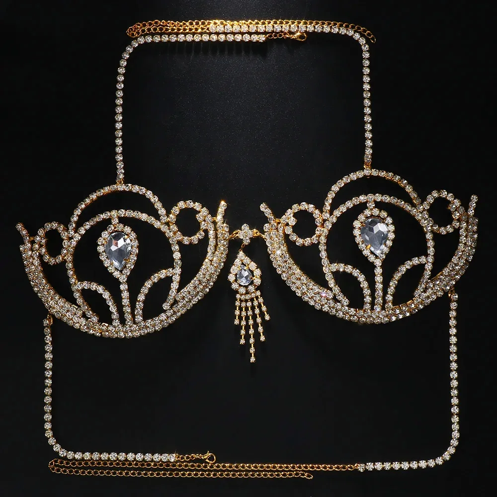 Luxury Rhinestone Bikini Bra G - огляд і ціна Body Jewelry Retainers