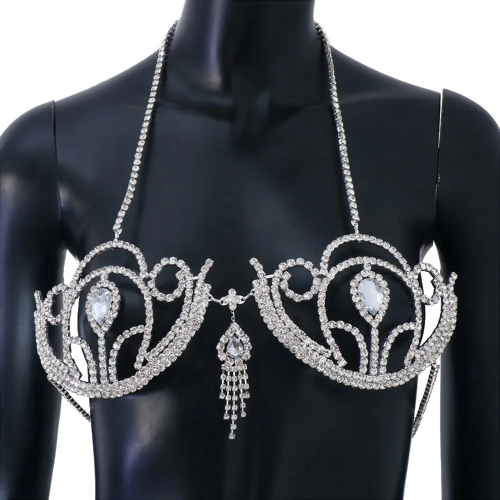 Luxury Rhinestone Bikini Bra G - огляд і ціна Body Jewelry Retainers