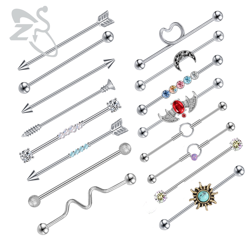 ZS 1PC Surgical Steel Bat Indu - огляд і ціна Body Jewelry Surgical Steel
