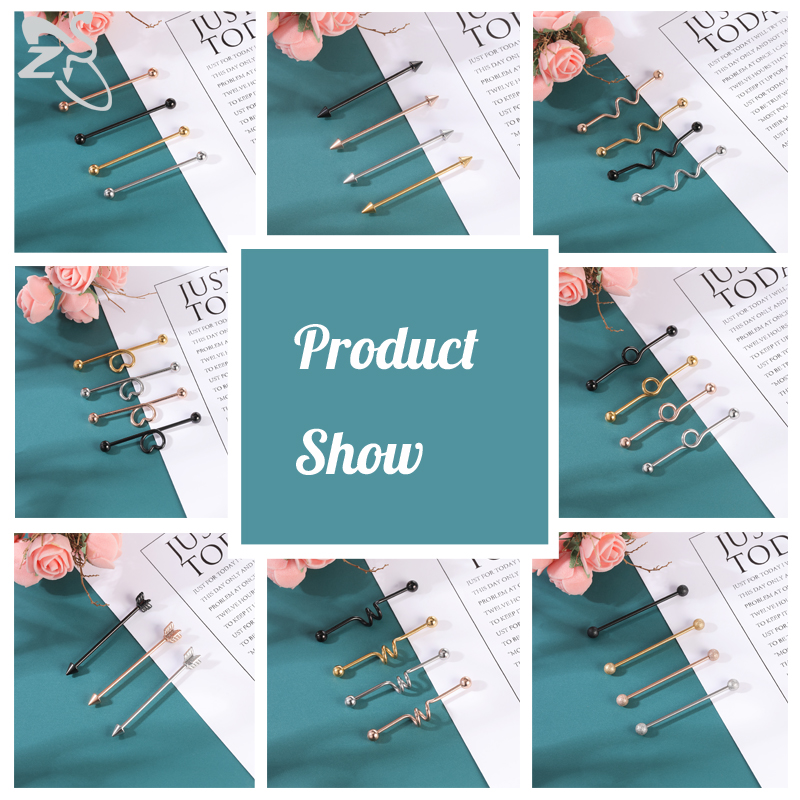 ZS 1PC Surgical Steel Bat Indu - огляд і ціна Body Jewelry Surgical Steel