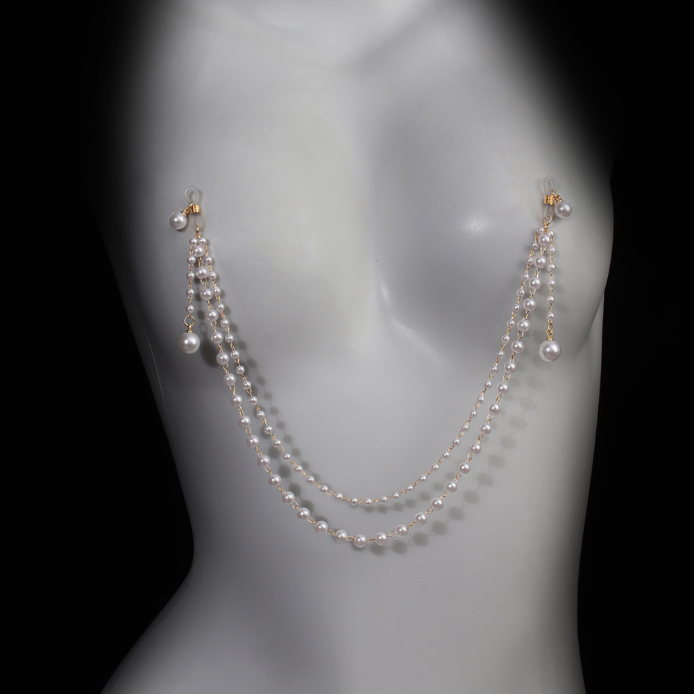 Imitation Pearl Tassel Chest C - огляд і ціна Body Jewelry Retainers