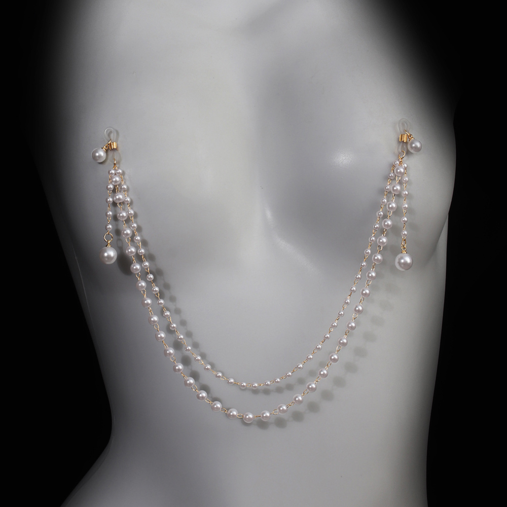Imitation Pearl Tassel Chest C - огляд і ціна Body Jewelry Retainers