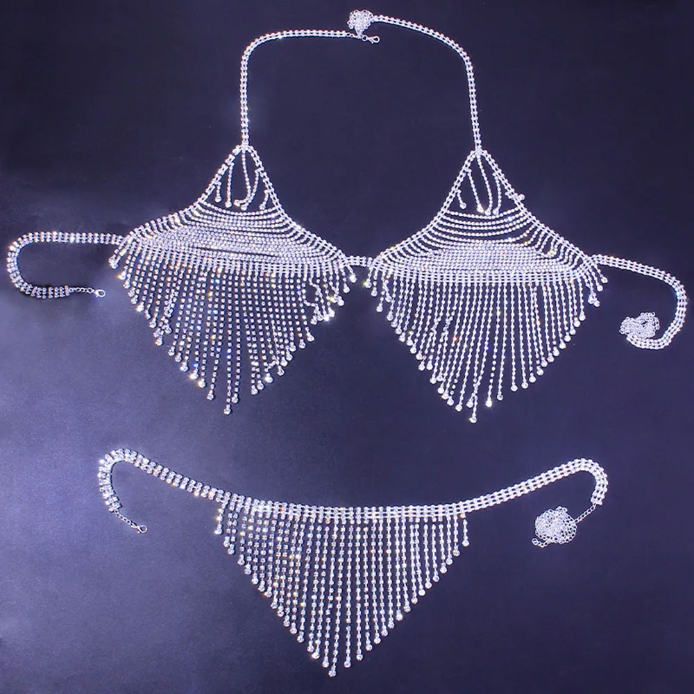 Bling Rhinestone Tassel Body C - огляд і ціна Body Jewelry Retainers