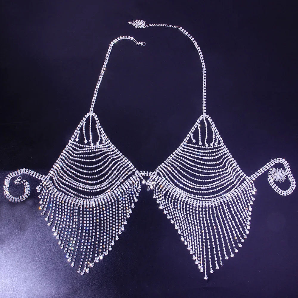 Bling Rhinestone Tassel Body C - огляд і ціна Body Jewelry Retainers