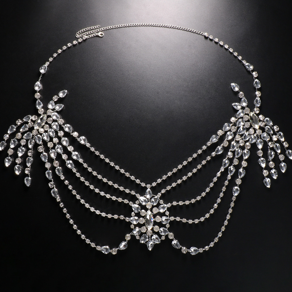 Boho Crystal Bridal Shoulder C - огляд і ціна Body Jewelry Retainers