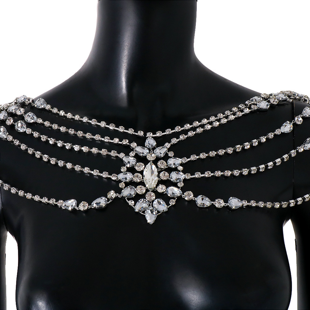 Boho Crystal Bridal Shoulder C - огляд і ціна Body Jewelry Retainers