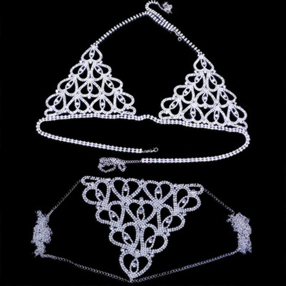 Fashion Rhinestone Heart Bra T - огляд і ціна Body Jewelry Retainers