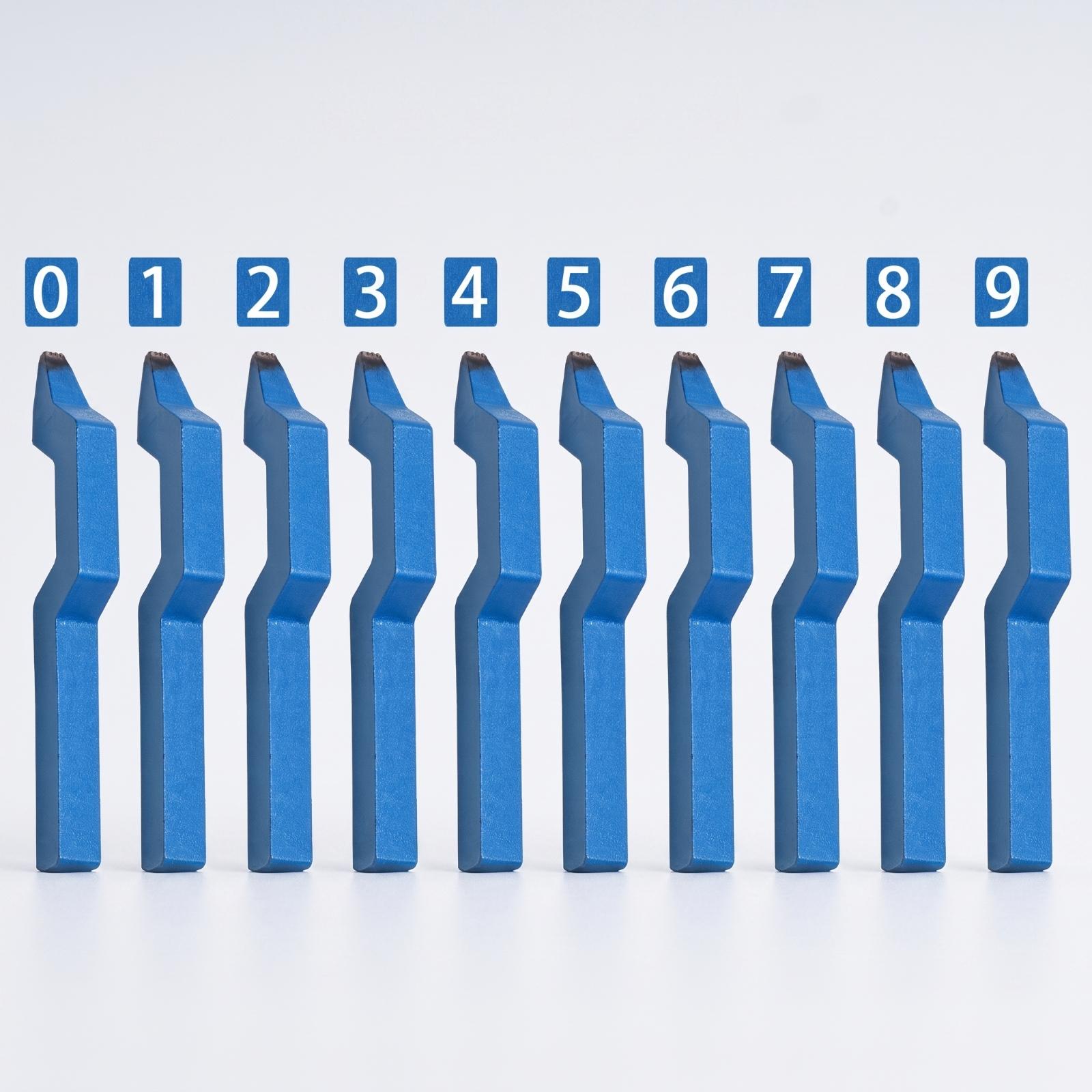Curved Number Stamp Set Jewelr - огляд і ціна Body Jewelry For You