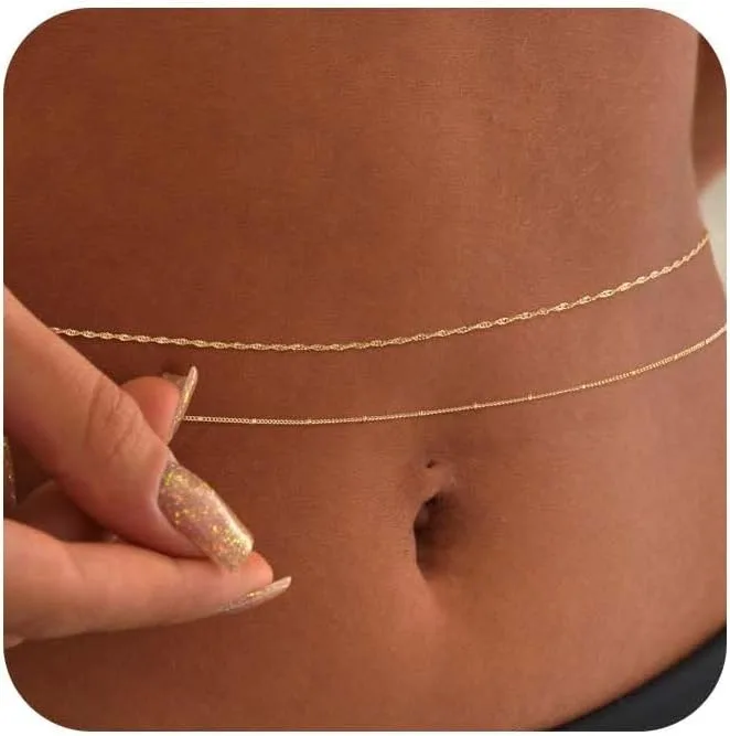 14k Gold Plated 26-33Inch Adju - огляд і ціна Body Jewelry For You