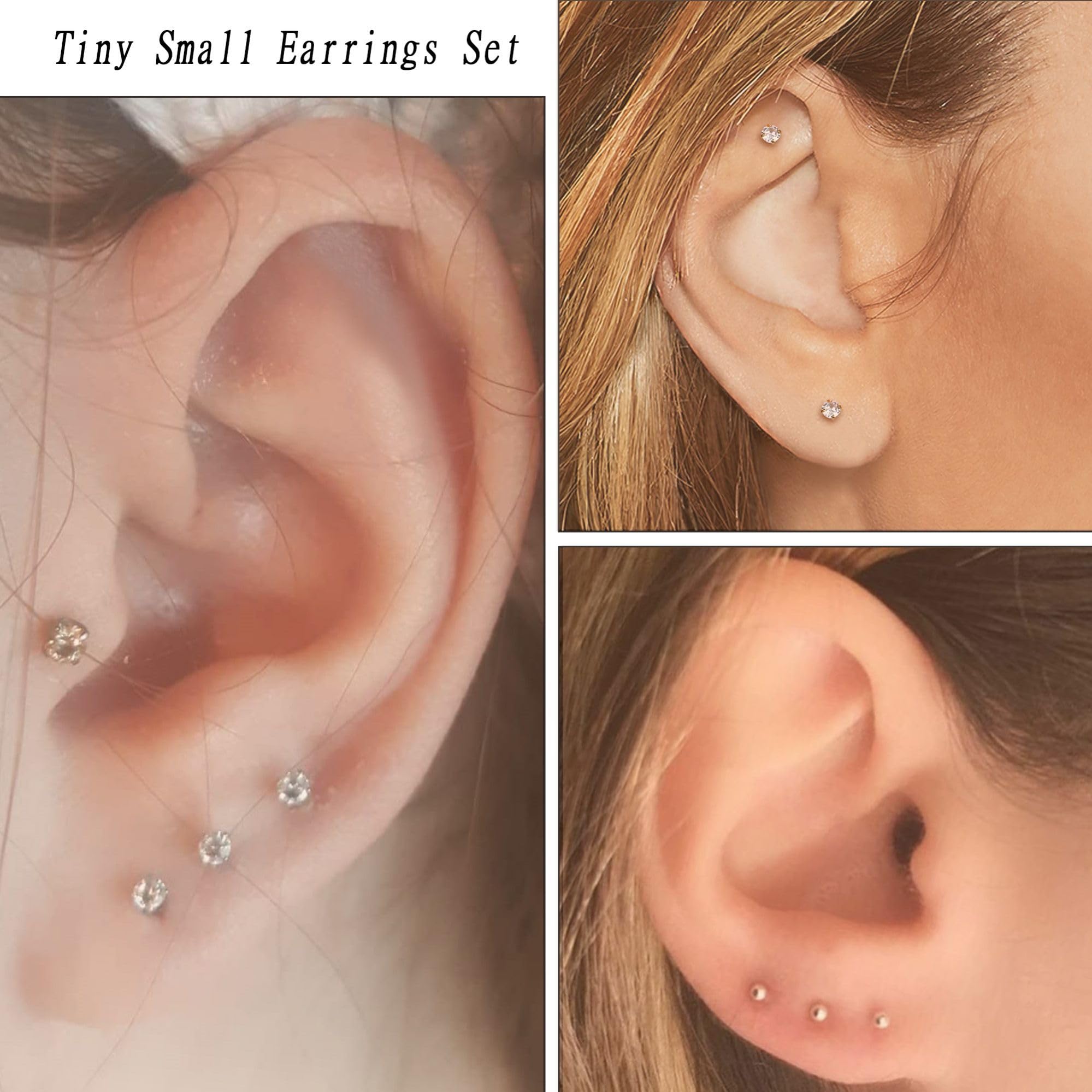 2pcs Tiny Surgical Stainless S - огляд і ціна Body Jewelry Surgical Steel