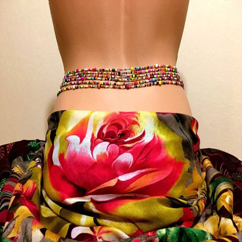 Women Layered Beaded Belly Cha - огляд і ціна Body Jewelry For You