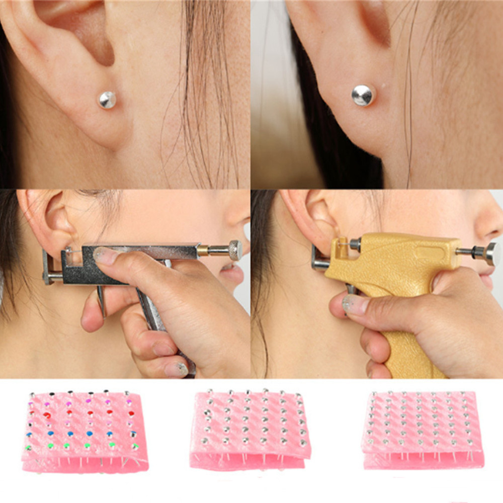 98/24Pcs Ear Piercing Special  - огляд і ціна Body Jewelry Surgical Steel